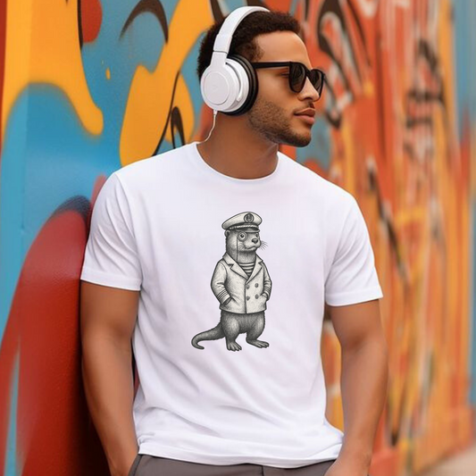 Otter Banx™ White Premium Heavyweight Tee